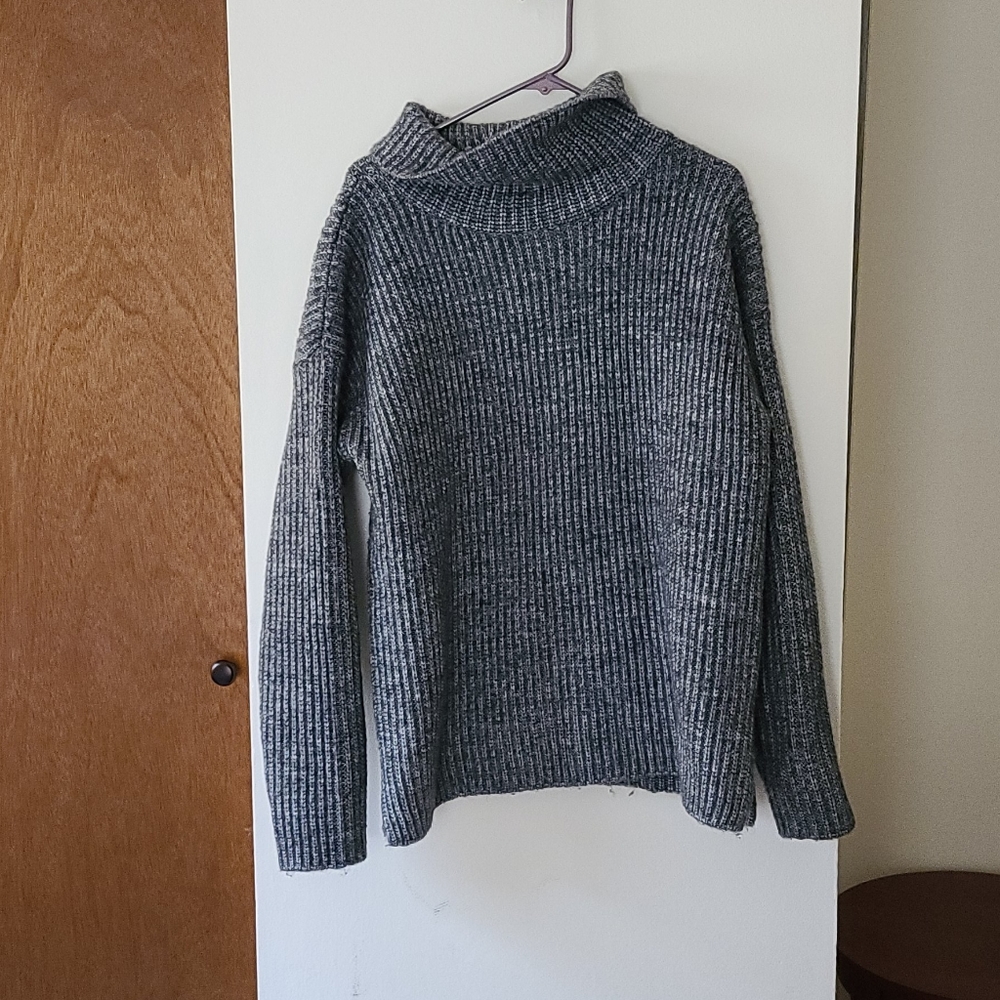 Heather gray sweater